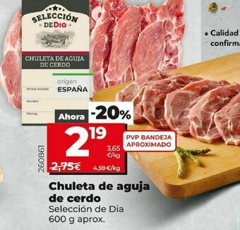 Dia Chuletas de cerdo oferta