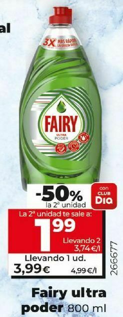 Dia Detergente lavavajillas fairy oferta