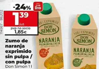 Dia Zumo don simón oferta