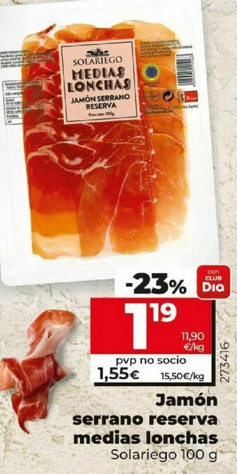 Dia Jamón serrano oferta
