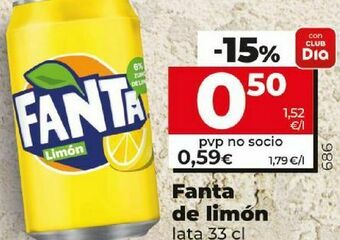 Dia Refresco de limón fanta oferta