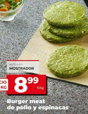 Dia Hamburguesas de pollo oferta
