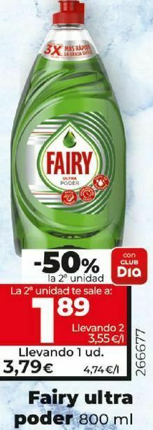 Dia Detergente lavavajillas fairy oferta