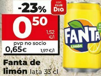 Dia Refresco de limón fanta oferta