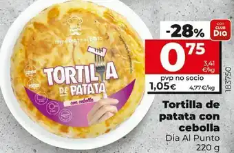 Dia Tortilla con cebolla dia oferta
