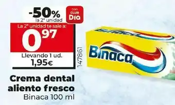 Dia Crema dental binaca oferta