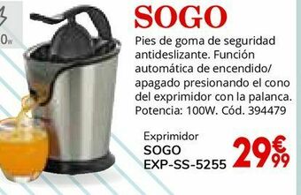 Conforama Exprimidor sogo oferta