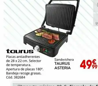 Conforama Placa de cocina taurus oferta