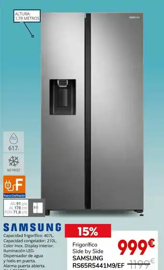 Conforama Frigoríficos samsung oferta