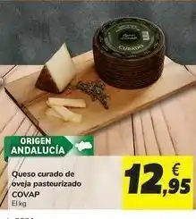 Covap Queso curado de oveja pasteurizado covap oferta