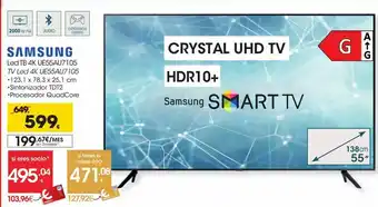 Eroski Samsung tv led 4k ue55au7105 oferta