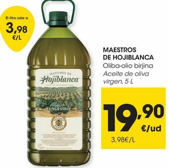 Eroski Maestros de hojiblanca aceite de oliva virgen oferta
