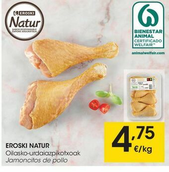 Eroski Eroski natur jamoncitos de pollo oferta