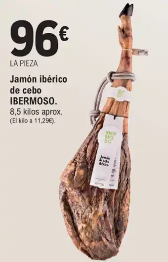 E.Leclerc Ibermoso Jamón ibérico de cebo 8,5 kilos oferta