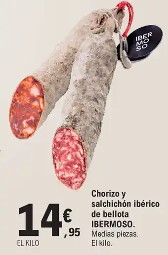 E.Leclerc Ibermoso Chorizo y salchichón ibérico de bellota oferta