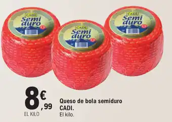 E.Leclerc Cadi Queso de bola semiduro oferta