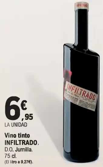 E.Leclerc Infiltrado Vino tinto 75 cl oferta