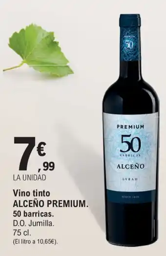 E.Leclerc Alceño Premium Vino tinto 50 barricas 75 cl oferta
