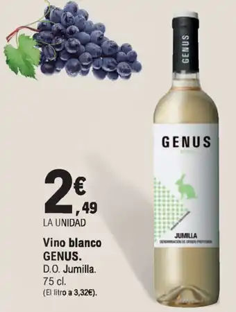 E.Leclerc Genus Vino blanco 75 cl oferta