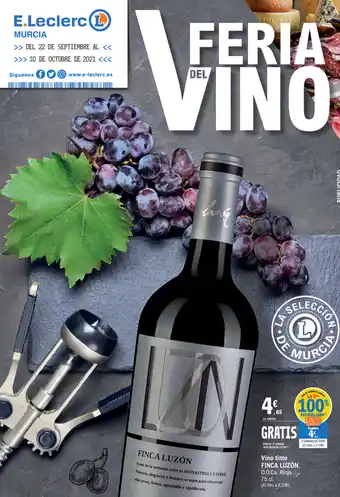 E.Leclerc Finca Luzón Vino tinto 75 cl. oferta