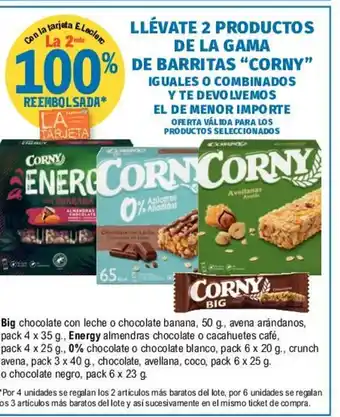 E.Leclerc Llévate 2 Productos De La Gama De Barritas "Corny" oferta