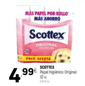 Coviran Scottex Papel Higiénico Original 32u oferta