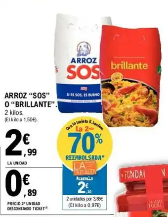 E.Leclerc Brillante Arroz SOS O oferta