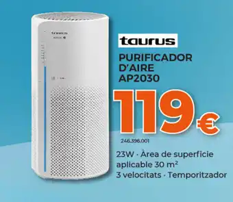 Expert Taurus Purificador D'Aire AP2030 oferta
