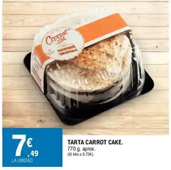 E.Leclerc Tarta Carrot Cake 770g oferta