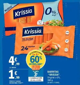 E.Leclerc Krissia Barritas 360g oferta