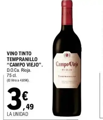 E.Leclerc Campo Viejo Vino Tinto Tempranillo 75cl oferta