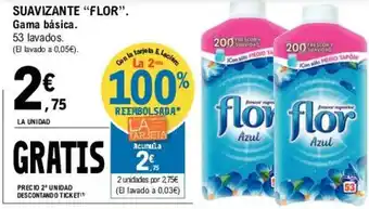 E.Leclerc Flor Suavizante 53 lavados oferta