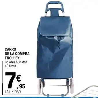 E.Leclerc Carro De La Compra Trolley 40 litros oferta