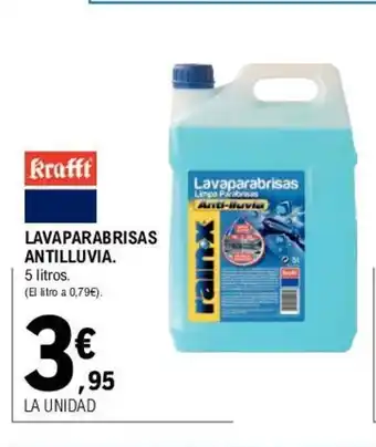 E.Leclerc Lavaparabrisas Antilluvia 5 litros oferta