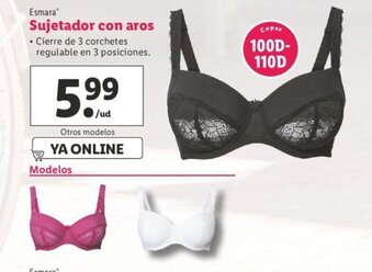 Lidl Esmara Sujetador con aros oferta