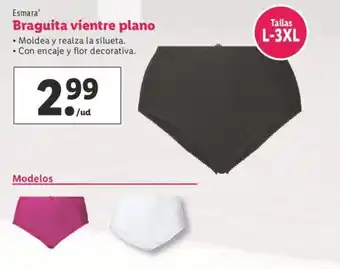 Lidl Esmara Braguita vientre plano L-3XL oferta