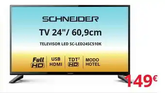 Dynos Informática Schneider Televisor Led Sc-led24sc510k TV 24" / 60, 9cm oferta