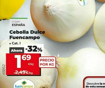 Dia Cebollas dulce fuencampo oferta