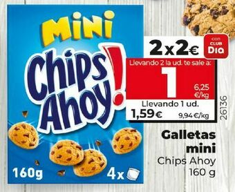 Dia Galletas chips ahoy oferta