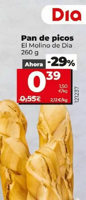 Dia Pan de picos el molino de dia oferta