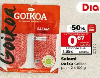 Dia Salami extra goikoa oferta