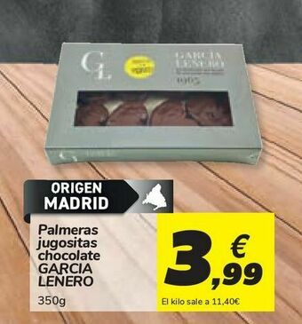 Carrefour Palmeras jugositas chocolate garcia leñero oferta