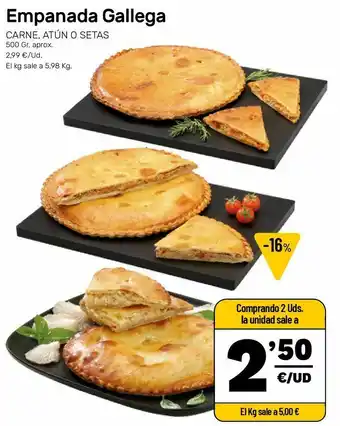 AhorraMas Empanada gallega oferta