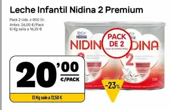 AhorraMas Leche infantil nidina oferta