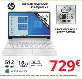 Dynos Informática Hp Portátil Notebook 15s-fq1060ns oferta