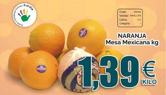 FROIZ Naranja Mesa Mexicana Kg oferta