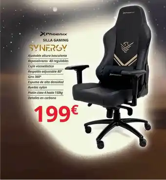 Dynos Informática Xphoenix Silla Gaming Synergy oferta
