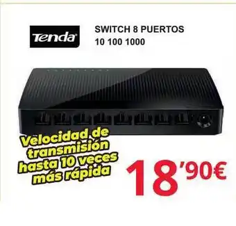 Dynos Informática Tenda Switch 8 Puertos 10 100 1000 oferta