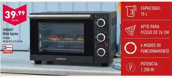 ALDI Ambiano Mini Horno oferta