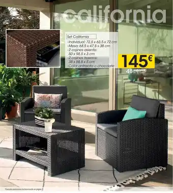 Eroski Set California oferta